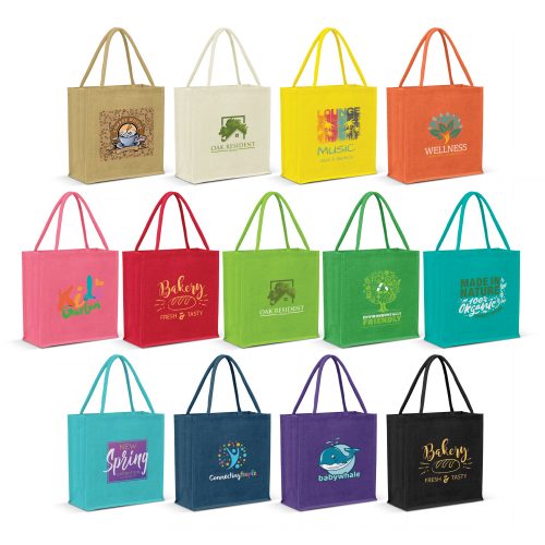 Monza Jute Tote Bag Colour Match (115324)