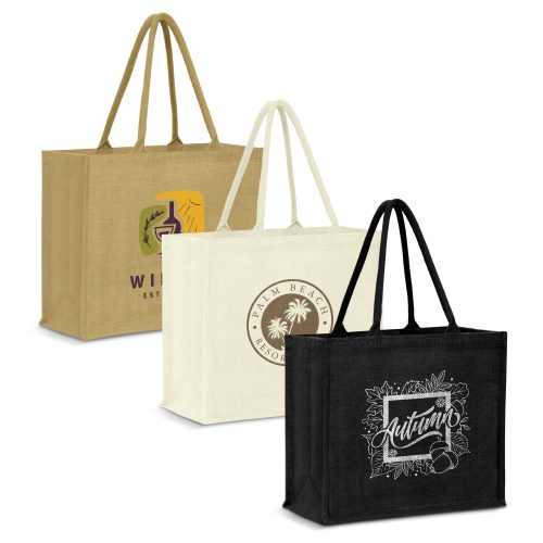 Modena Jute Tote Bag - colour matched (115327)