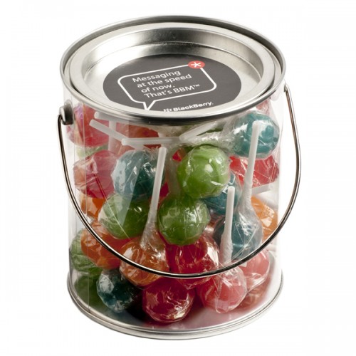 PVC Buckets Filled with Confectionery
