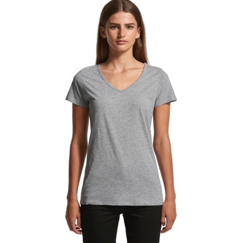 AS Colour Bevel V-Neck Tee (4010)
