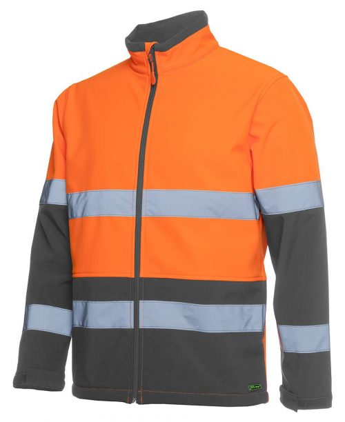 HI VIS D+N WATER RESISTANT SOFTSHELL JACKET (6DWJ)