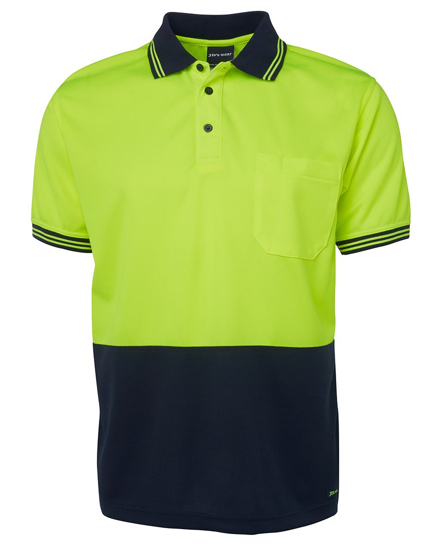 HI VIS S/S TRADITIONAL POLO (6HVPS) 1 HI VIS S/S TRADITIONAL POLO (6HVPS)