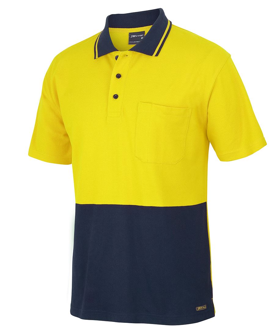 HI VIS S/S COTTON PIQUE TRAD POLO (6HVQS) 1 HI VIS S/S COTTON PIQUE TRAD POLO (6HVQS)
