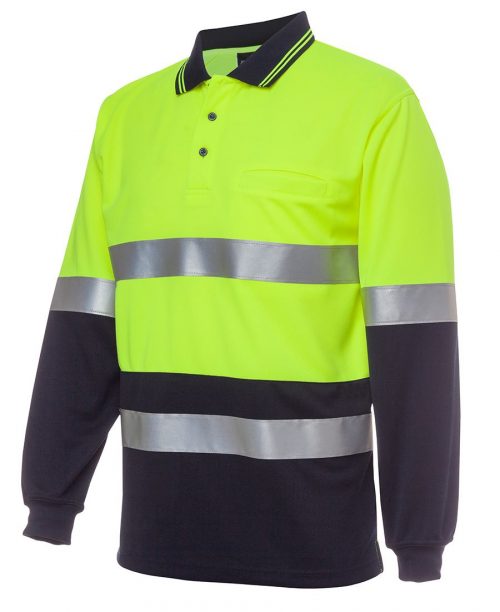 HI VIS L/S (D+N) TRADITIONAL POLO (6HVSL)