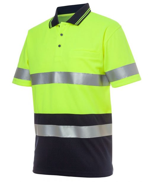 HI VIS S/S (D+N) TRADITIONAL POLO (6HVST)
