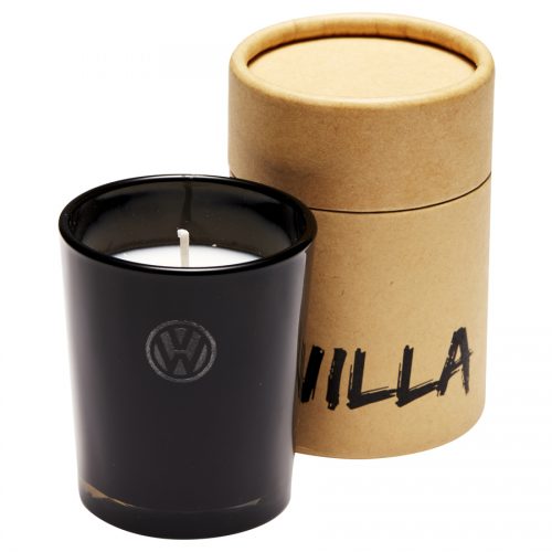 Glass Candle in Cylinder Box
