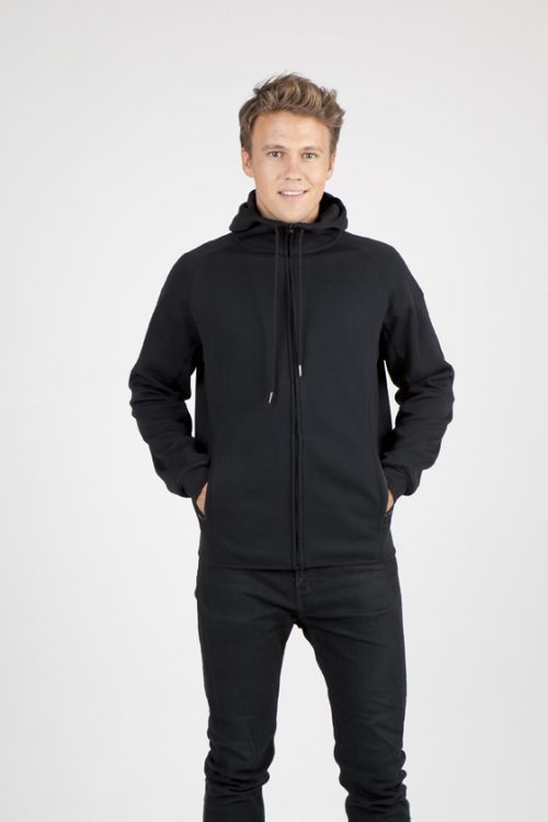 Mens 320gsm Soft cotton/bonded polar fleece Hoodie (F360HZ)