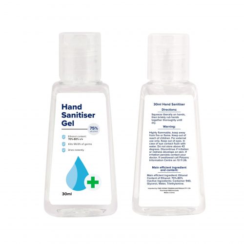 30ml Hand Sanitiser Gel (PCA04)