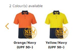 HI VIS S/S COTTON PIQUE TRAD POLO (6HVQS) 2 HI VIS S/S COTTON PIQUE TRAD POLO (6HVQS)